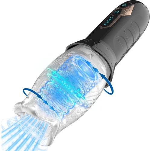 SuperLove Perfect Orgasm Rotating & Vibrating Masturbator Cene