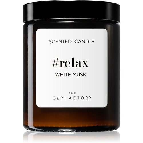 Ambientair Olphactory White Musk mirisna svijeća (brown) Relax 135 g Cijene