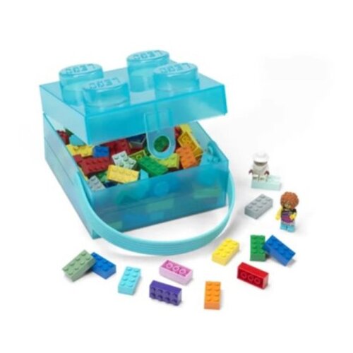 Lego kutija za užinu sa ručkom: Prozirno svetlo plava ( 40240010 ) Cene