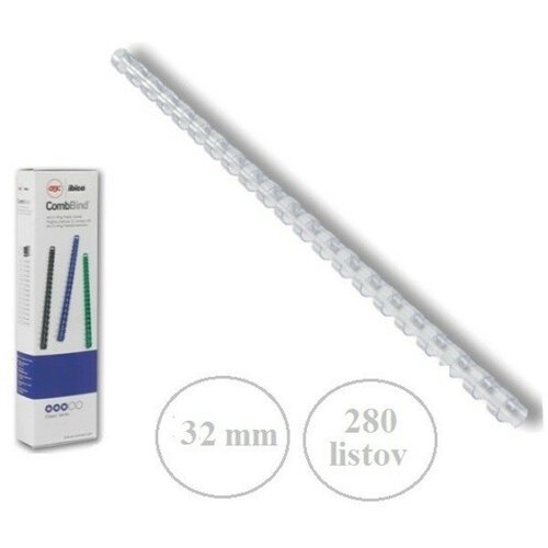 Gbc Spirale AC4028204 pvc 32 mm, bele, 50 kos Cene