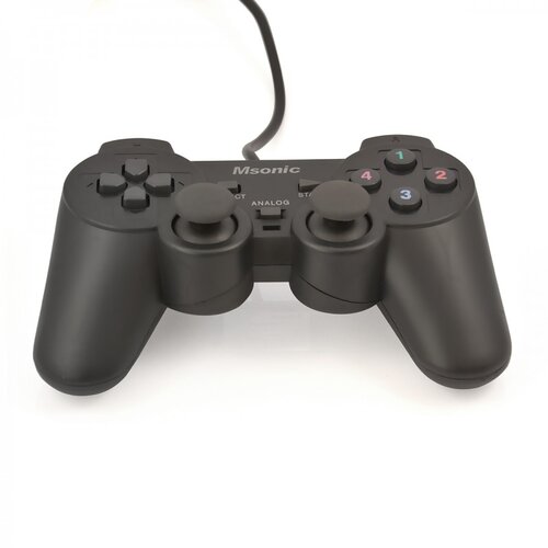 Msonic Kontroler za igre USB z vibracijo črn Slike