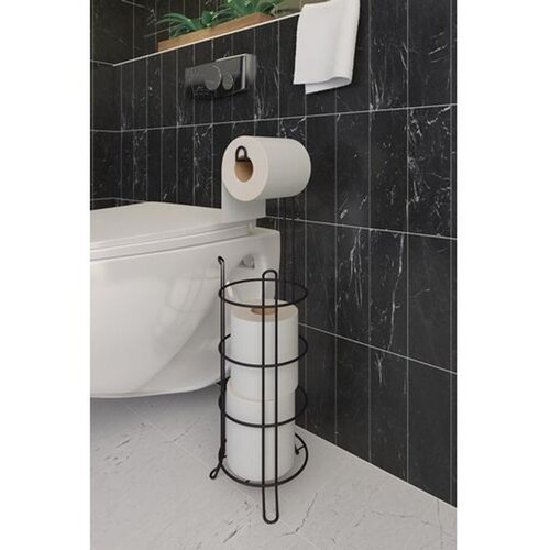 Hermia SB061-B Black Toilet Paper Holder- OŠTEĆENA AMBALAŽA Cene