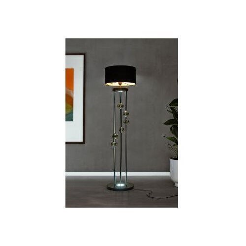 Opviq podna lampa clichy black chrome v2 Cene