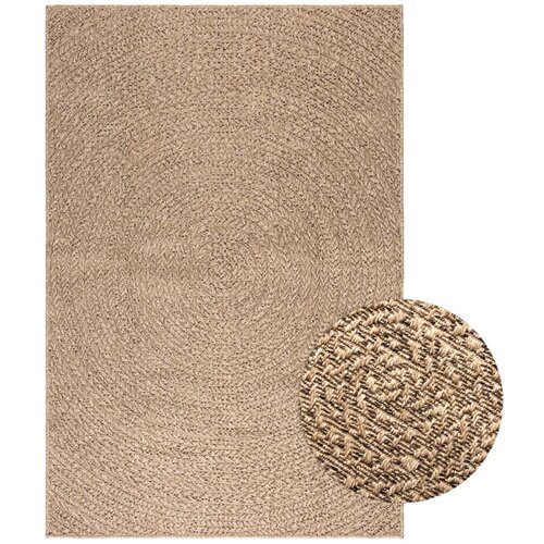 VidaXL Tepih ZIZUR 120 x 170 cm s izgledom jute unutarnji i vanjski Slike