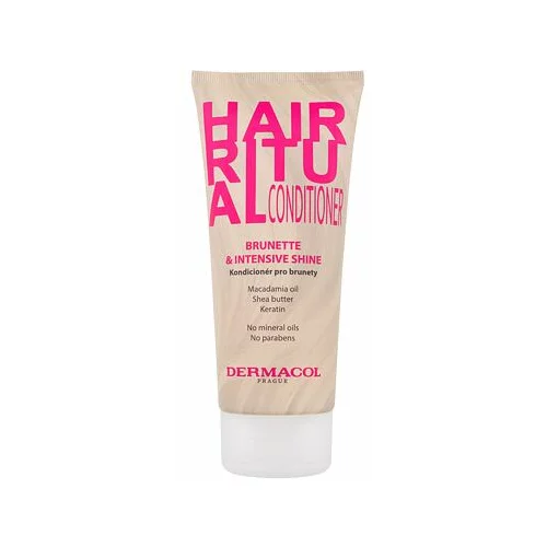 Dermacol hair ritual brunette conditioner balzam za rjave lase 200 ml