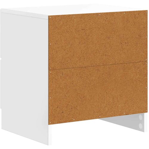  Noćni ormar s ladicama Bijela visokog sjaja 43 x 34 5 x 44 5 cm - Bijela visokog sjaja 1 Slike