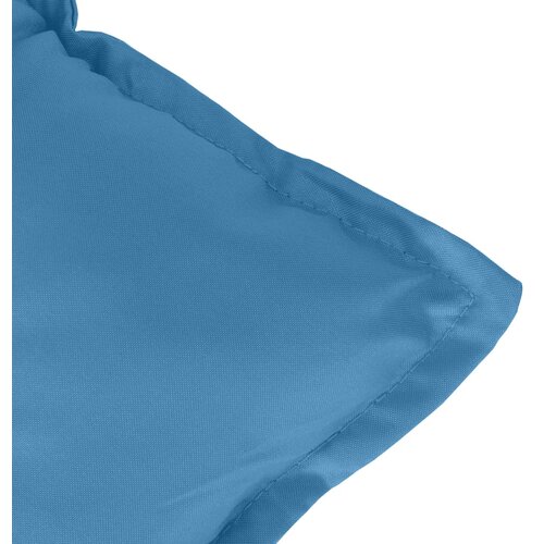  Jastuci za stolice 4 kom pro&amp;scaron;arano plavi 120x50x7 cm od tkanine Slike