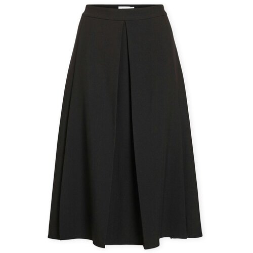 Vila Noos Jiu HW Skirt - Black Beauty Crna Slike