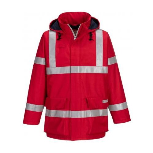 PORTWEST Vatrootporna ki&amp;scaron;na jakna antistatik Bizflame S785/ veličina M/ crvena Slike