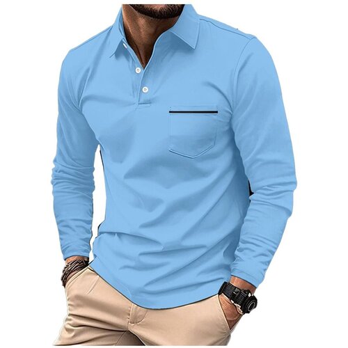 Betinno Massi Majice &amp;amp; Polo majice WXCX-1_Light_Blue Modra Slike