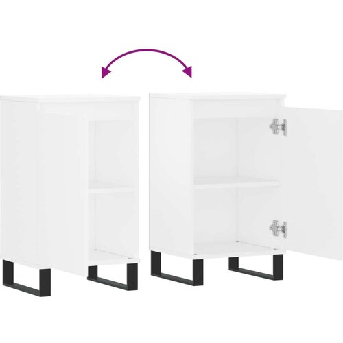 VidaXL Komoda bijela 40 x 35 x 70 cm od konstruiranog drva Slike