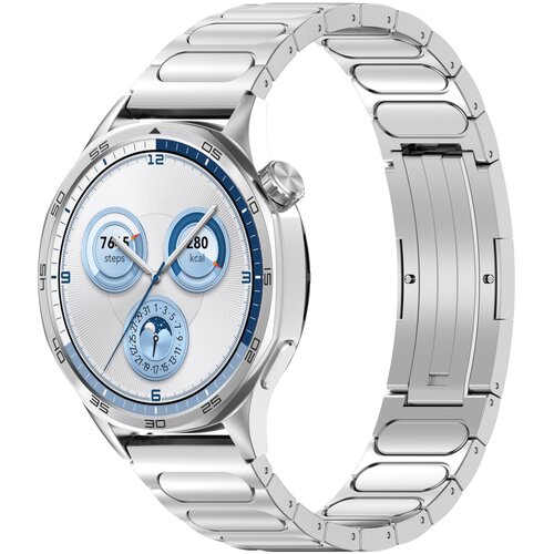 INF Pa&scaron;ček za uro iz titana za 22 mm pametno uro Silver Zložljiva zaponka, (21644462) Cene