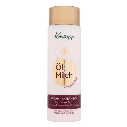 Kneipp Oil & Milk 2-Phase Bath Argan & Oat Milk dvofazna kupka s arganovim uljem i zobenim mlijekom 250 ml