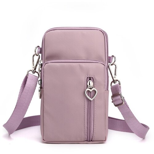 INF velika torbica za telefon: torbica za mobilni telefon iz najlona in poliestra pink+purple, (5000080933) Cene