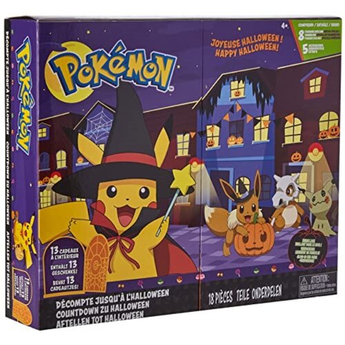 Pokemon Pokémon bo37525, koledar za noč čarovnic 2021, koledar za noč čarovnic sladi čakalni čas za najbolj grozljivo noč z 10 ekskluzivnimi mini figurami in, (21550970) Cene