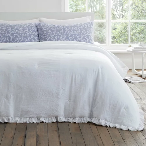 Bianca Bijeli prekrivač za bračni krevet 220x230 cm –