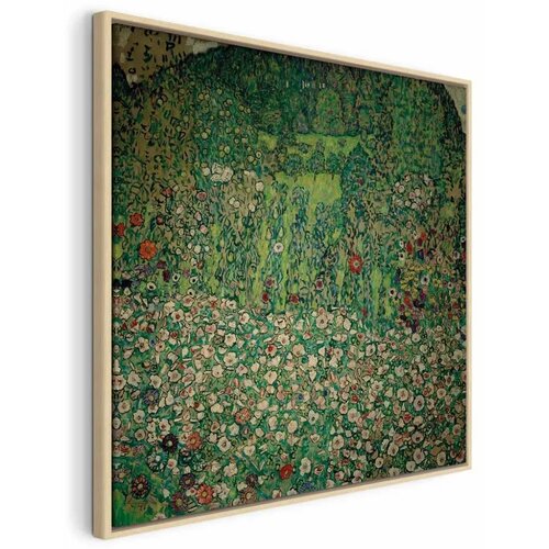  Slika - Gustav Klimt &ndash; Gartenlandschaft mit Bergkuppe 60x60 U prirodnom drvenom okviru Cijene