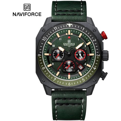 Sat NAVIFORCE SQ-38604 - Zelena / Crna KP38604 Cijene