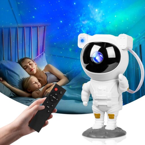 TelempireInternationalEnterpriseCompa Astronaut projektor lampa M18 bela Slike