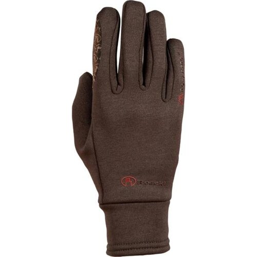 Roeckl Zimske jahalne rokavice &amp;quot;Warwick&amp;quot;, mocha - 6.5 Slike