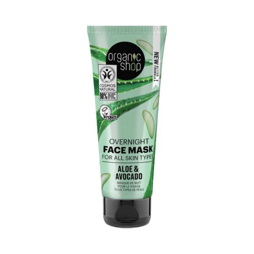 Organic Shop overnight face mask aloe & avocado Cene