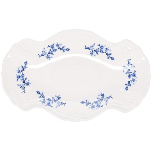 BonBistro Servirni porcelanast pladenj &amp;oslash; 25 cm Retro &amp;ndash; Slike