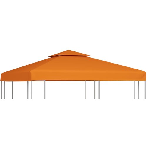 VidaXL Zamjenski pokrov za sjenicu 310 g/m&amp;sup2; narančasti 3 x 3 m Slike