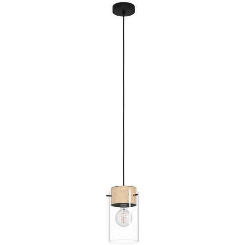 Eglo viseća lampa MADRESELVA E27 &Oslash;14 cm hrast staklo 43545 Cene