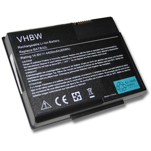 VHBW Baterija za Acer Aspire 2002 / 2012 / 2022, 4400 mAh Slike