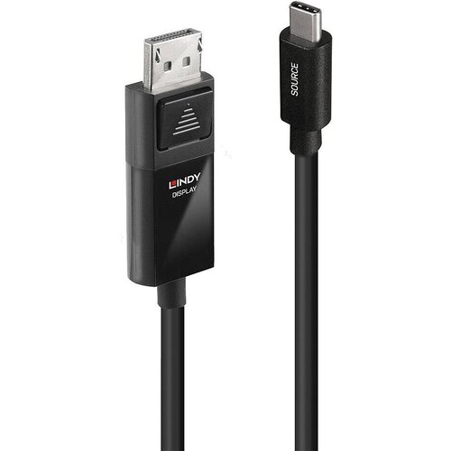 Lindy USB kabel USB-C&reg; vtič\, DisplayPort vtič 3.00 m črna 43343, (20561844) Cene