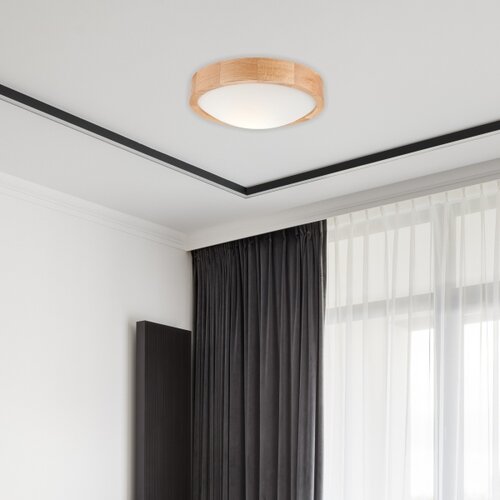  plafonsko svetlo oak slim 1xE27/60W/230V, hrast, prečnik 27 cm Slike