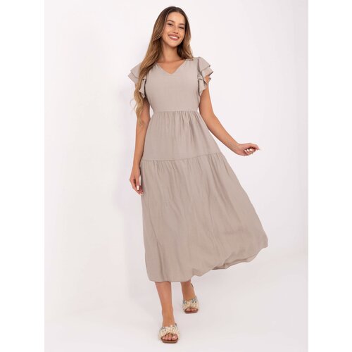 Italy Moda Dress-MI-SK-A2489.21-beige Cene
