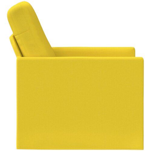  Fotelja Svijetlo žuta 70 x 81 x 82 cm Tkanina Slike