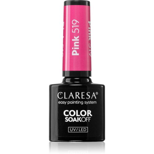 Claresa SoakOff UV/LED Color Sunny Garden gel lak za nohte odtenek Pink 519 5 g Cene