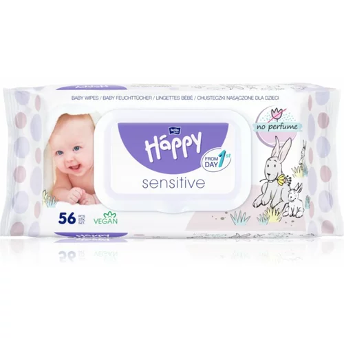 Bella Baby Happy Sensitive vlažne maramice za djecu 56 kom