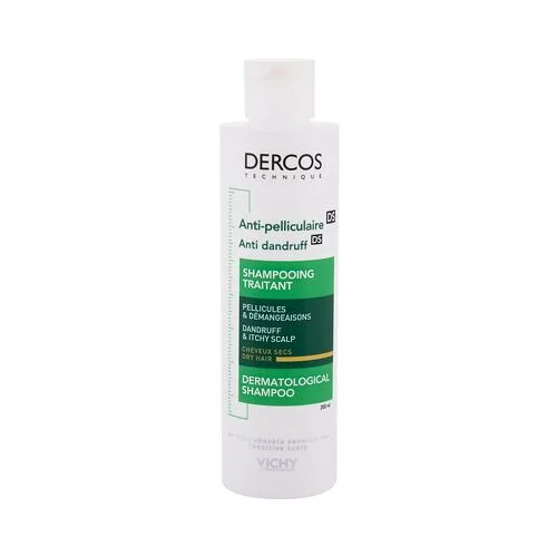 Vichy dercos anti-dandruff advanced action šampon proti prhljaju za suhe lase 200 ml za ženske