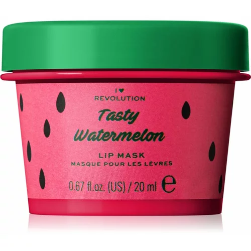 Revolution Tasty Watermelon hidratantna maska za usne 20 ml