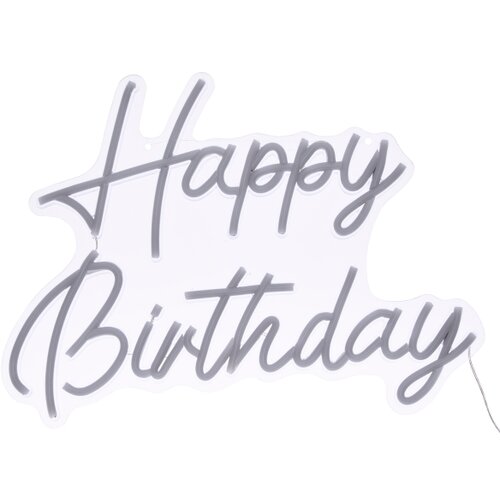 Atmosphera LED neonska zidna dekoracija HAPPY BIRTHDAY LED/5V Slike
