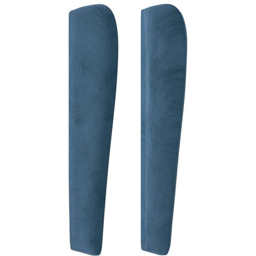  Uzglavlje s u&amp;scaron;ima tamnoplavo 203x23x118/128 cm bar&amp;scaron;unasto Slike