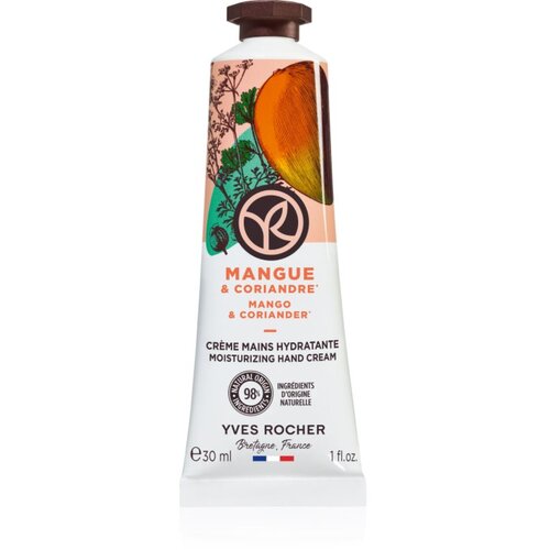 Yves Rocher Bain de Nature krema za roke Mango & Coriander 30 ml Cene