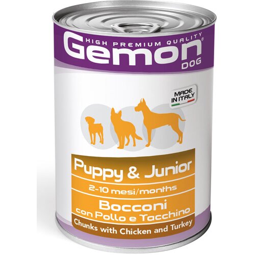 Gemon dog konzerva za pse u razvoju piletina i ćuretina 415g Slike