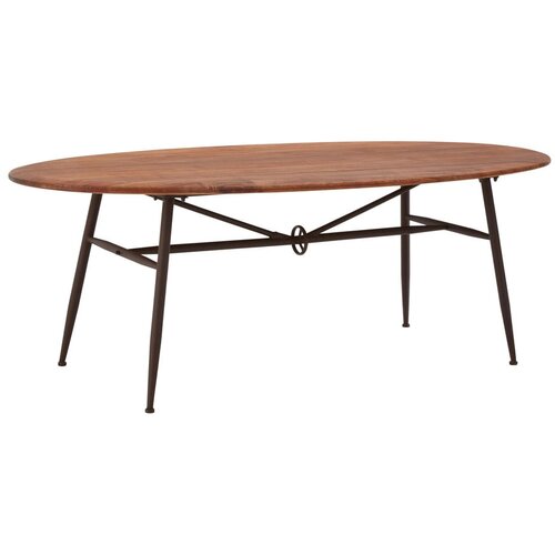 Premier Housewares Jedilna miza iz masivnega oreha 104x219 cm New Foundry &amp;ndash; Slike