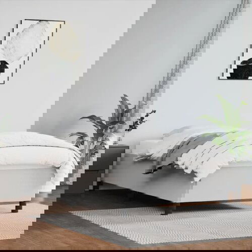vidaXL Okvir za krevet bijela 90x190 cm od umjetne kože Cene