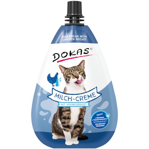 Dokas mliječna krema s pilećim prsima - 4 x 80 g Cijene