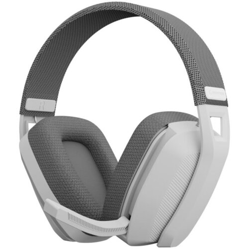  Slu&amp;scaron;alice sa mikrofonom RAMPAGE BLITZ White/Gray Wireless 2.4g Bluetooth Microphone Player headset, 40395 Slike