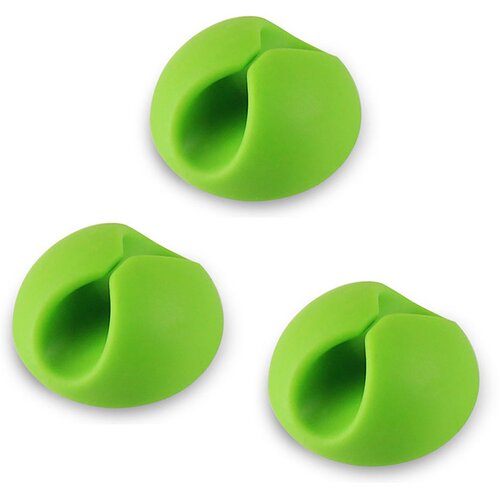 INF 3-paketno držalo za kabel green, (21685535) Cene