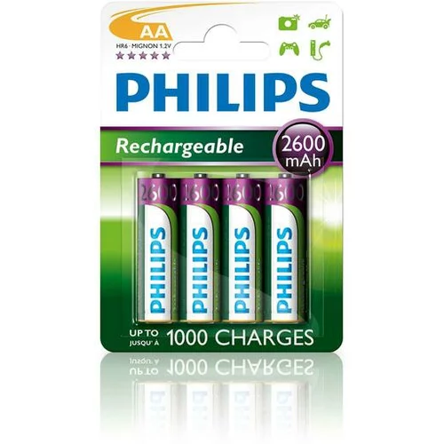 Philips polnilna baterija AA - 4 KOS (HR06) R6B4B260/10