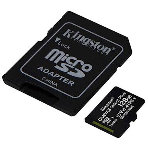 Kingston Spominska kartica Canvas Select Plus Micro SDXC Class 10 UHS-I, 128 GB + adapter Cene