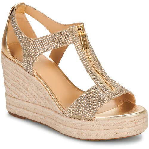Michael Kors BERKLEY MID WEDGE Gold Slike