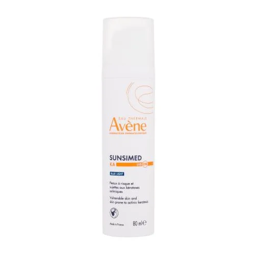 Avene Sun Sunsimed KA krema za zaščito pred soncem za občutljivo kožo in kožo s tveganjem za aktinično keratozo 80 ml